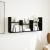 Dulap de perete, 100x18x40 cm, negru, lemn prelucrat GartenMobel Dekor