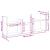 Dulap de perete, 100x18x40 cm, negru, lemn prelucrat GartenMobel Dekor