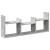 Dulap de perete, gri beton, 100x18x40 cm, lemn prelucrat GartenMobel Dekor