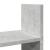 Dulap de perete, gri beton, 100x18x40 cm, lemn prelucrat GartenMobel Dekor