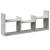 Dulap de perete, gri beton, 100x18x40 cm, lemn prelucrat GartenMobel Dekor