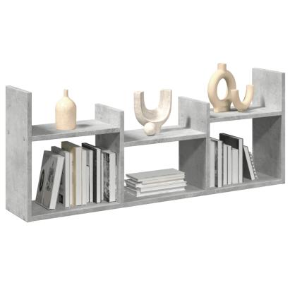 Dulap de perete, gri beton, 100x18x40 cm, lemn prelucrat GartenMobel Dekor