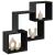 Dulap de perete, 78x18x71 cm, negru, lemn prelucrat GartenMobel Dekor
