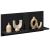 Dulap de perete, negru, 70x16,5x30 cm, lemn prelucrat GartenMobel Dekor
