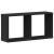Dulap de perete, negru, 60x16x30 cm, lemn prelucrat GartenMobel Dekor
