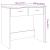 Birou, stejar artizanal, 80x40x75 cm, lemn prelucrat GartenMobel Dekor