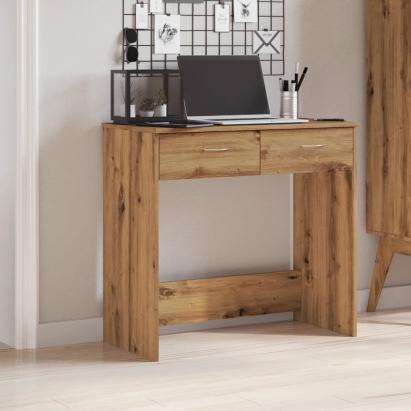 Birou, stejar artizanal, 80x40x75 cm, lemn prelucrat GartenMobel Dekor