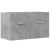 Dulap de chiuvetă, gri beton, 80x38,5x46 cm, PAL GartenMobel Dekor