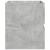 Dulap suspendat de baie, gri beton 80x38,5x45 cm lemn prelucrat GartenMobel Dekor