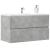 Dulap suspendat de baie, gri beton 80x38,5x45 cm lemn prelucrat GartenMobel Dekor