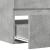 Dulap suspendat de baie, gri beton 80x38,5x45 cm lemn prelucrat GartenMobel Dekor