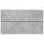 Dulap suspendat de baie, gri beton 80x38,5x45 cm lemn prelucrat GartenMobel Dekor
