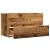 Dulap suspendat de baie lemn vechi 80x38,5x45 cm lemn prelucrat GartenMobel Dekor