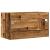 Dulap suspendat de baie lemn vechi 80x38,5x45 cm lemn prelucrat GartenMobel Dekor