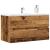 Dulap de chiuvetă, lemn vechi, 90x38,5x45 cm, lemn prelucrat GartenMobel Dekor