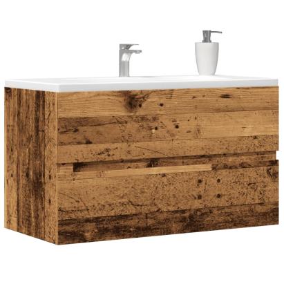 Dulap de chiuvetă, lemn vechi, 90x38,5x45 cm, lemn prelucrat GartenMobel Dekor