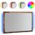 Oglindă de baie cu lumină LED, lemn vechi, 60x8,5x38 cm GartenMobel Dekor