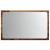 Oglindă de baie cu lumină LED, stejar artizanal, 60x8,5x38 cm GartenMobel Dekor