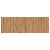 Tăblie pat de perete lemn artizanal 240x1,5x80 cm lemn compozit GartenMobel Dekor