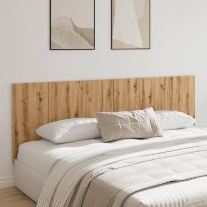 Tăblie pat de perete lemn artizanal 240x1,5x80 cm lemn compozit GartenMobel Dekor