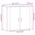Dulap, lemn vechi, 80x33x70 cm, lemn prelucrat GartenMobel Dekor
