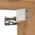 Dulap de perete, stejar artizanal,80x33x80 cm, lemn prelucrat GartenMobel Dekor