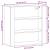 Dulap de perete, stejar artizanal,80x33x80 cm, lemn prelucrat GartenMobel Dekor