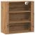 Dulap de perete, stejar artizanal,80x33x80 cm, lemn prelucrat GartenMobel Dekor