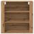 Dulap de perete, stejar artizanal,80x33x80 cm, lemn prelucrat GartenMobel Dekor
