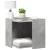 Cutie litieră pisici gri beton 53x53x51 cm lemn prelucrat GartenMobel Dekor