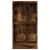 Bibliotecă, stejar fumuriu, 40x24x76 cm, lemn prelucrat GartenMobel Dekor