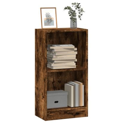 Bibliotecă, stejar fumuriu, 40x24x76 cm, lemn prelucrat GartenMobel Dekor