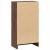 Bibliotecă, stejar maro, 40x24x76 cm, lemn prelucrat GartenMobel Dekor