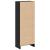 Bibliotecă, negru, 40x24x109 cm, lemn prelucrat GartenMobel Dekor