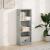Bibliotecă, gri beton, 40x24x109 cm, lemn prelucrat GartenMobel Dekor