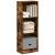 Bibliotecă, stejar fumuriu, 40x24x109 cm, lemn prelucrat GartenMobel Dekor