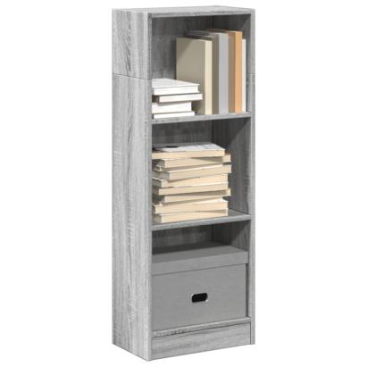 Bibliotecă, gri sonoma, 40x24x109 cm, lemn prelucrat GartenMobel Dekor