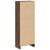 Bibliotecă, stejar maro, 40x24x109 cm, lemn prelucrat GartenMobel Dekor