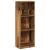 Bibliotecă, lemn vechi, 40x24x109 cm, lemn prelucrat GartenMobel Dekor