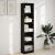 Bibliotecă, negru, 40x24x176 cm, lemn prelucrat GartenMobel Dekor
