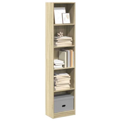 Bibliotecă, stejar sonoma, 40x24x176 cm, lemn prelucrat GartenMobel Dekor