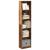 Bibliotecă, lemn vechi, 40x24x176 cm, lemn prelucrat GartenMobel Dekor