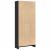 Bibliotecă, negru, 60x24x143 cm, lemn prelucrat GartenMobel Dekor
