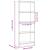 Bibliotecă, negru, 60x24x143 cm, lemn prelucrat GartenMobel Dekor
