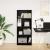 Bibliotecă, negru, 60x24x143 cm, lemn prelucrat GartenMobel Dekor