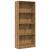 Bibliotecă, stejar artizanal, 60x24x143 cm, lemn prelucrat GartenMobel Dekor