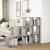 Bibliotecă/separator cameră gri beton 137,5x29x103,5 cm lemn GartenMobel Dekor