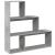 Bibliotecă/separator 3 niveluri gri beton 123x29x123 cm lemn GartenMobel Dekor