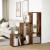 Bibliotecă/separator 3 nivel stejar fumuriu 123x29x123 cm lemn GartenMobel Dekor