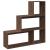 Bibliotecă/separator 3 niveluri stejar maro 123x29x123 cm lemn GartenMobel Dekor